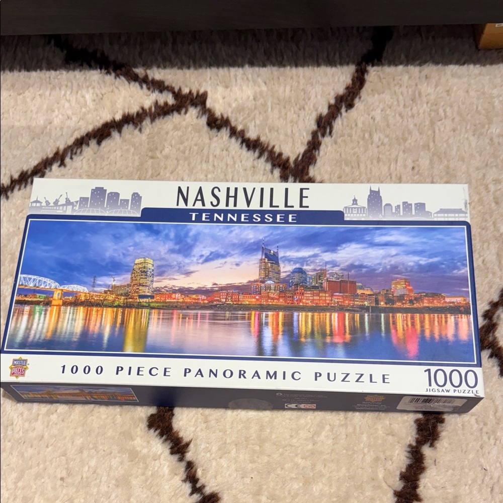 Nashville Tennessee Panoramic Puzzle - 1000 Pieces